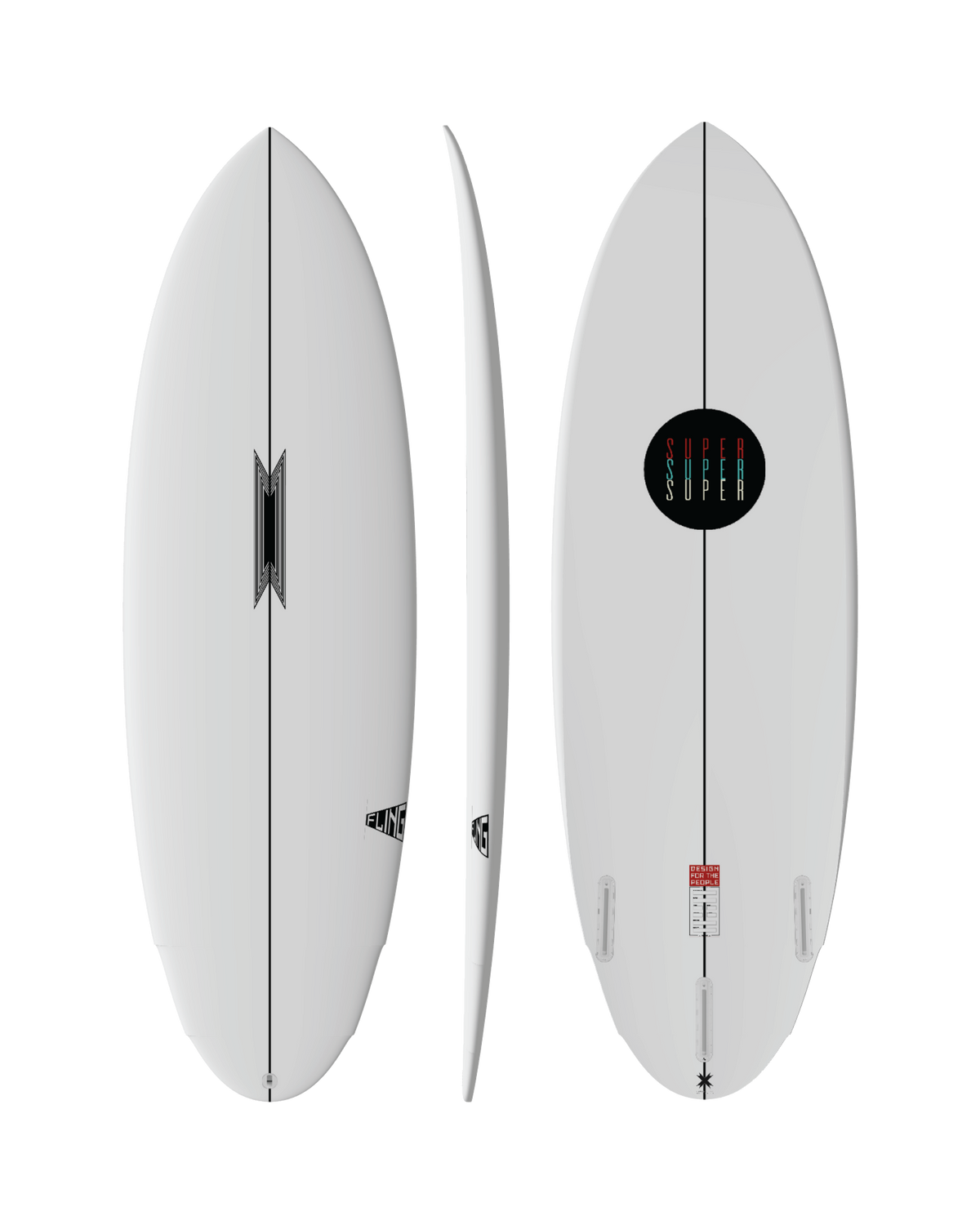 SUPERbrand The Fling ショートボード　5'6 31L The Fling - Flying Twin – SUPERbrand